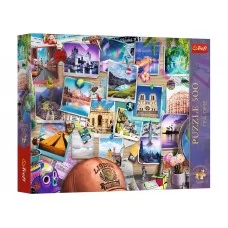 Пазл Trefl Premium Plus Tea Time Воспоминания о путешествиях, 500 деталей 37616