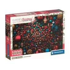Пазлы Коллекция новогодних украшений Clementoni, 1000 элементов 39926