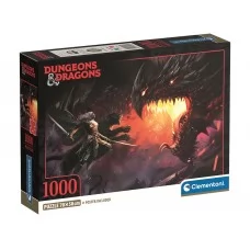 Пазли Фантастична дуель з драконом Dungeons & Dragons Clementoni, 1000 елементів 39960