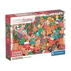 Пазлы Коллекция рождественского печенья Clementoni, 1000 элементов 39998