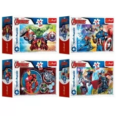 Пазлы Trefl Mini The Avengers Герои, 54 элемента 54166