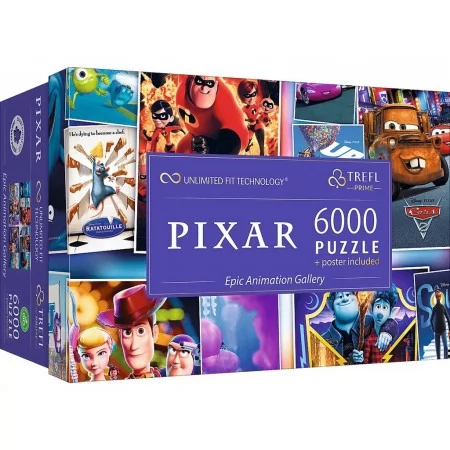 Пазл Trefl Prime UFT Pixar Галерея эпической анимации, 6000 элементов 81038 Пазл Trefl Prime UFT Pixar Галерея эпической анимации, 6000 элементов 81038