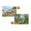 Пазли Сафарі, джунглі, 2хPuzzle, 70, 135 елементів, Castorland B-021031
