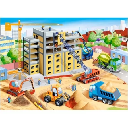 Пазлы Big Construction Site, 70 элементов, Castorland B-070138