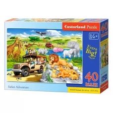 Пазлы Сафари 40 элементов Castorland B-040322