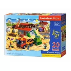 Пазлы Строительство дома 20 элементов Castorland С-02412
