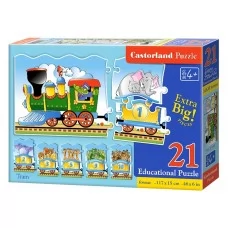 Пазли Educational Паравоз 21 елемент Castorland Е-135