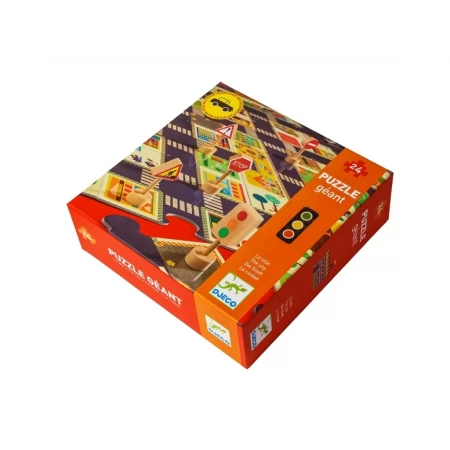 Пазлы детские картонные гигант Дорога Djeco DJ07161 Пазлы детские картонные гигант Дорога Djeco DJ07161