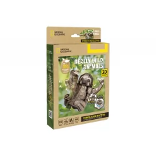 3D пазл конструктор Three-Toed Sloth National Geographic, 16 см, об'ємна модель, Cubic Fun DS1175h