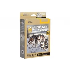 3D пазл конструктор Grey Wolf National Geographic, 16 см, объемная модель, Cubic Fun DS1180h