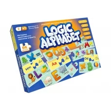 Пазлы-ассоциации украинско-английские Logic Alphabet 2в1, Danko Toys