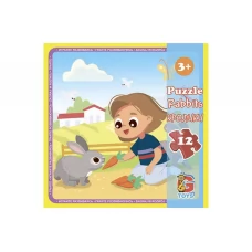 Пазли картонні Ферма, 12 елементів, G-Toys LA07 Пазли картонні Ферма, 12 елементів, G-Toys LA07