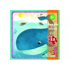 Пазлы картонные Кит, 12 элементов, G-Toys LO1