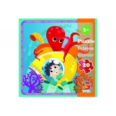 Пазлы картонные Осьминог, 20 элементов, G-Toys LO6