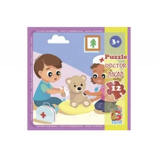 Пазли картонні Дитячий майданчик, 12 елементів, G-Toys LX03 Пазли картонні Дитячий майданчик, 12 елементів, G-Toys LX03
