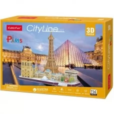 MC254h ТРЕХМЕРНАЯ ГО ЛОВОЛОМКА-КОНСТРУКТОР "CITY LINE PARIS" MC254h ТРЕХМЕРНАЯ ГО ЛОВОЛОМКА-КОНСТРУКТОР "CITY LINE PARIS"