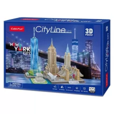Тривимірна головоломка-конструктор СІТІ ЛАЙН НЬЮ-ЙОРК Cubic Fun MC255h