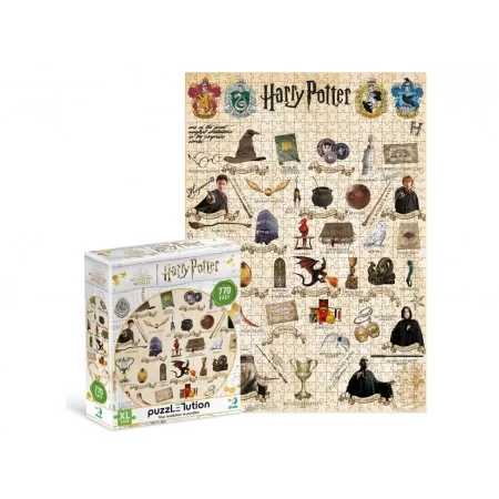Пазл Easy-XL Harry Potter Посібник для чарівників, 770 елементів, DoDo 200569