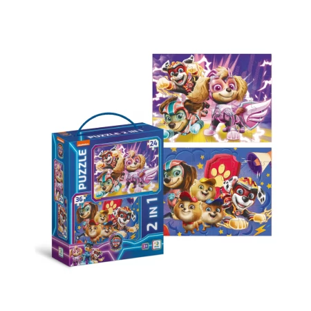 Пазл Paw Patrol Зберігаємо світ у безпеці 2в1, 24-36 елементів, DoDo 200573 Пазл Paw Patrol Зберігаємо світ у безпеці 2в1, 24-36 елементів, DoDo 200573