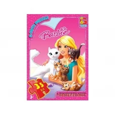 Пазли картонні Barbie, 35 елементів, G-Toys BA016