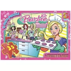 Пазли картонні Barbie, 35 елементів, G-Toys BA024