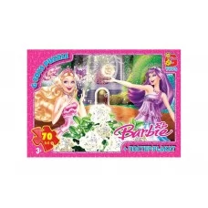 Пазли картонні Barbie, 70 елементів, G-Toys BA030