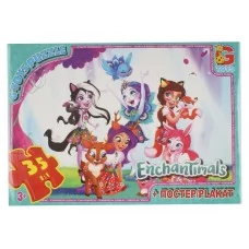 Пазли картонні Enchantimals, 35 елементів, G-Toys EA201