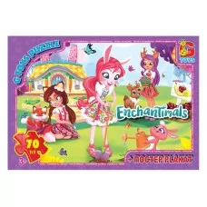 Пазли картонні Enchantimals, 70 елементів, G-Toys EA213
