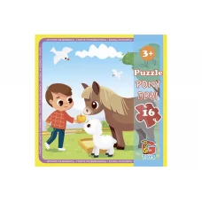 Пазли картонні Ферма, 16 елементів, G-Toys
