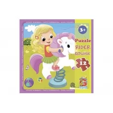 Пазлы картонные Детская площадка, 12 элементов, G-Toys