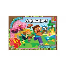 Пазли картонні Minecraft, 35 елементів, G-Toys MC797
