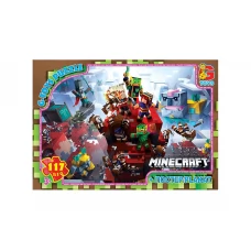 Пазли картонні Minecraft, 117 елементів, G-Toys MC805