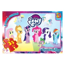 Пазли картонні My little Pony, 35 елементів, G-Toys MLP013