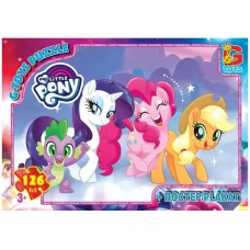 Пазлы картонные My little Pony, 117 элементов, G-Toys MLP015