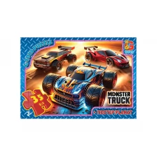 Пазли картонні Monster Truck, 35 елементів, G-Toys MT180