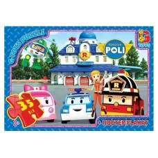 Пазли картонні 35 елементів Робокар Поллі, G-Toys RR067445