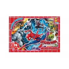 Пазлы картонные Spider-Man, 70 элементов, G-Toys SM887