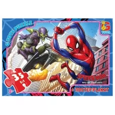 Пазлы картонные Человек-паук, 35 элементов, G-Toys SM901