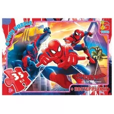 Пазлы картонные Человек-паук, 35 элементов, G-Toys SM902