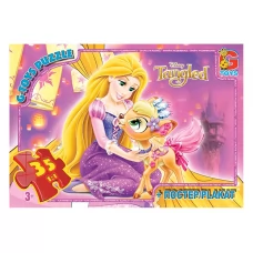 Пазли картонні Рапунцель, 35 елементів, G-Toys TA010
