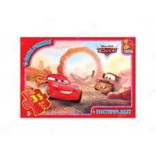 Пазлы картонные Тачки, 35 элементов, G-Toys Z10185