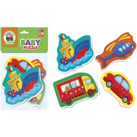 Бебі пазли Транспорт, Vladi Toys VT1106-96