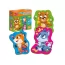 Игра развивающая пазлы картонные с игрой, Лесные звери, Vladi Toys VT1722-26 Игра развивающая пазлы картонные с игрой, Лесные звери, Vladi Toys VT1722-26