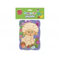 Магнитные пазлы А5 Малыш сможет Овечка, Vladi Toys VT3301-02