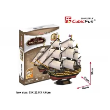 Тривимірна головоломка-конструктор HMS VICTORY Cubic Fun T4019h