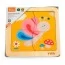 Деревянный пазл Viga Toys Бабочка 4 элемента для малышей