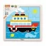 Деревянный пазл Viga Toys Кораблик 9 деталей для малышей Деревянный пазл Viga Toys Кораблик 9 деталей для малышей