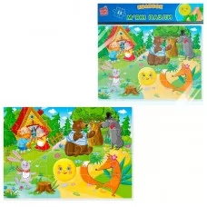 Мягкие пазлы А4 Vladi Toys Колобок для детей от 3 лет