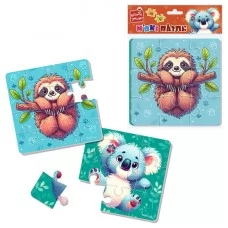 Мягкие пазлы Vladi Toys Лінивець та коала 9 и 16 элементов