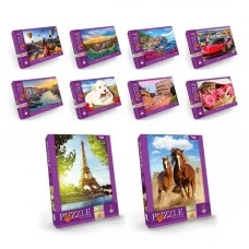 Пазл 2000 элементов Danko Toys микс видов для детей от 3 лет